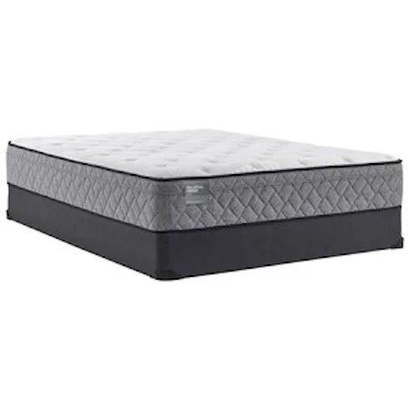 Queen 12" Plush Euro Top Innerspring Mattress and 9" High Profile Foundation